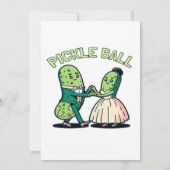 Pickleball Ballroom Dancing Save The Date (Rückseite)