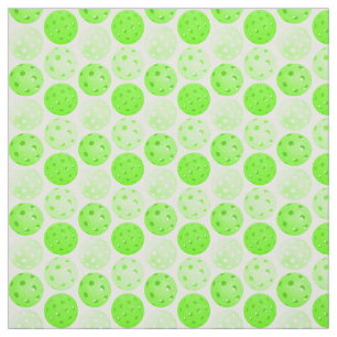 Pickleball Balls - Green Pickleball Balls auf Weiß Stoff