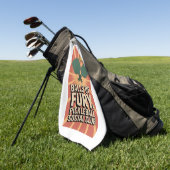 Pickleball Balls of Fury Social Club Golfhandtuch (Gras)