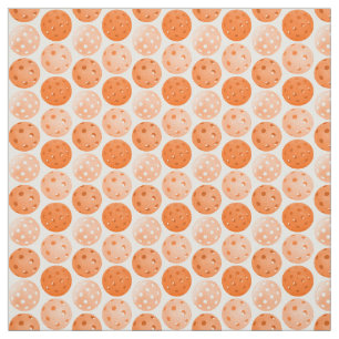 Pickleball Balls - Orange Pickleballs auf Weiß Stoff