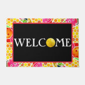 Pickleball-Balls und Honeycombs, willkommen Fußmatte (Vorderseite)