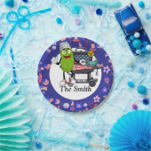 Pickleball Barbecue 4. Juli Unabhängigkeitstag Pappteller (Party)