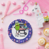 Pickleball Barbecue 4. Juli Unabhängigkeitstag Pappteller (Party)