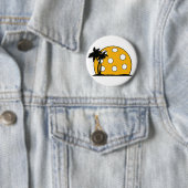 Pickleball Beach Sunset Button (Beispiel)