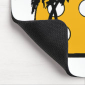 Pickleball Beach Sunset Mousepad (Ecke)