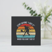 Pickleball - Beenden Sie das Sprichwort, das ich G Karte (Stehend Vorderseite)