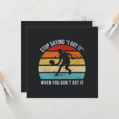 Pickleball - Beenden Sie das Sprichwort, das ich G Karte (Vorderseite/Rückseite Beispiel)