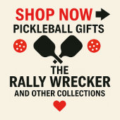 Pickleball benutzerdefinierter Name THE RALLY WREC Button