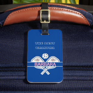 Pickleball Best Grandma Floral Paddle Gepäckanhänger