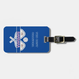 Pickleball Best Grandma Floral Paddle Gepäckanhänger