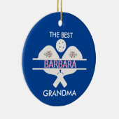 Pickleball Best Oma Custom Vorname Keramik Ornament (Rechts)