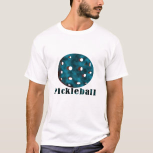 pickleball bewölkter blauer Ball .png des Textes  T-Shirt