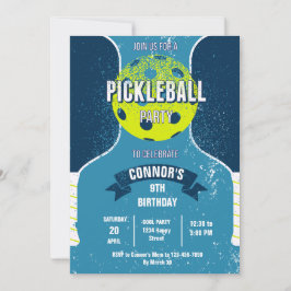 Pickleball Birthday Party Invitation Einladung