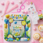 Pickleball Birthday Party thematisch Pappteller (Party)