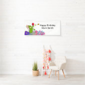 Pickleball Birthday themed Banner (Insitu)