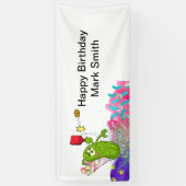 Pickleball Birthday themed Banner (Vertikal)