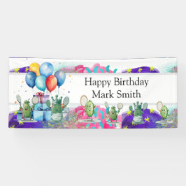 Pickleball Birthday themed Banner