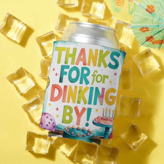 Pickleball Birthday themed Dosenkühler (In Situ Sommer)