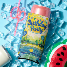 Pickleball Birthday themed Selters Dosenkühler
