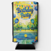 Pickleball Birthday themed Selters Dosenkühler (Vorderseite)
