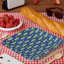 Pickleball 'bis die Straßenlaternen kommen, blau