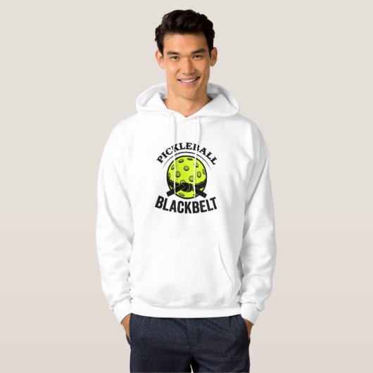 Pickleball Blackbelt - Funny Pickleball Master Hoodie (Vorne ganz)