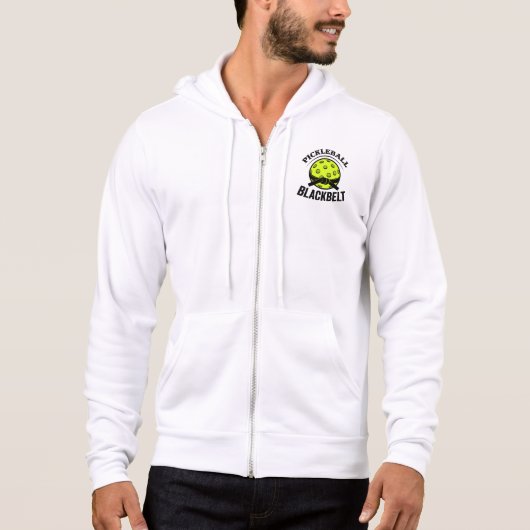 Pickleball Blackbelt - Funny Pickleball Master Hoodie (Vorderseite)