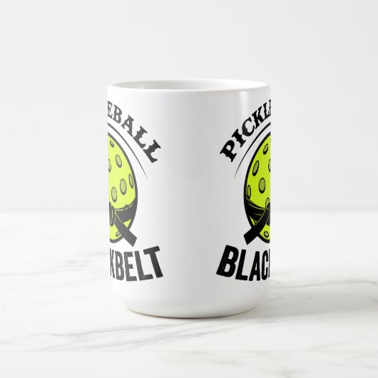 Pickleball Blackbelt - Funny Pickleball Master Kaffeetasse (Mittel)