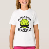 Pickleball Blackbelt - Funny Pickleball Master T-Shirt (Vorderseite)