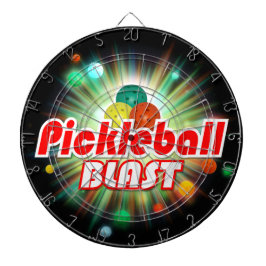 Pickleball Blast 1-2 Bildoptionen Dartscheibe