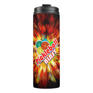 Pickleball Blast 1 Image Options Thermal Tumbler Thermosbecher
