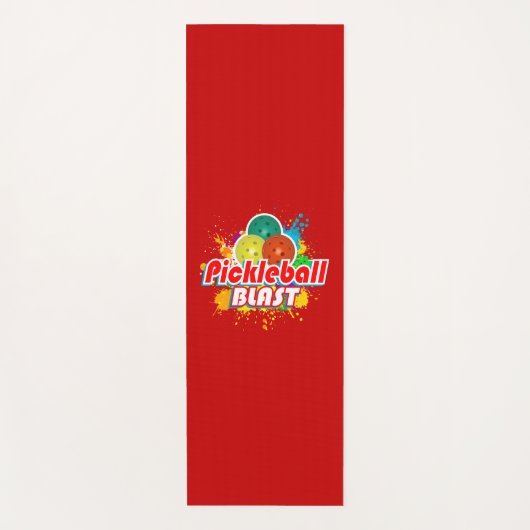 Pickleball Blast 1 Optionen Yogamatte (Vorderseite)