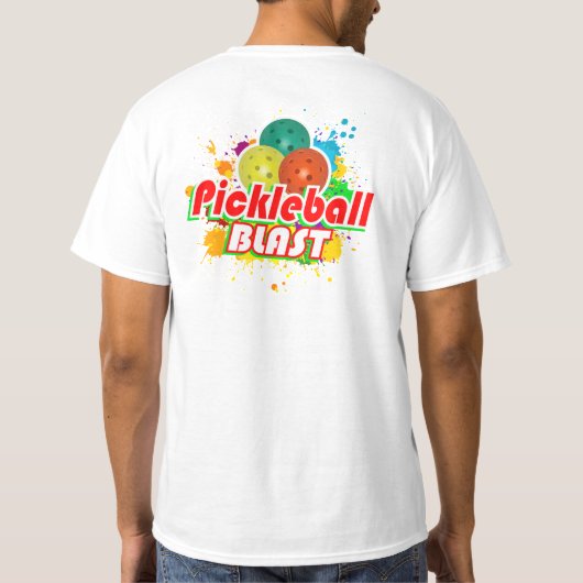 Pickleball Blast 1 T - Shirt (Rückseite)