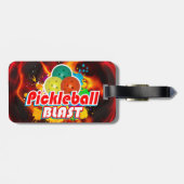 Pickleball Blast 1B Optionen Gepäckanhänger (Rückseite horizontal)