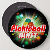 Pickleball Blast 2A-2C Bildoptionen Button (Vorne & Hinten)