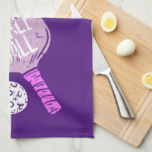 Pickleball - Bleibe aus der Küche Geschirrtuch (Viertel Falte)