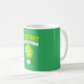 Pickleball - Bleibe aus der Küche Kaffeetasse (VorderseiteRechts)