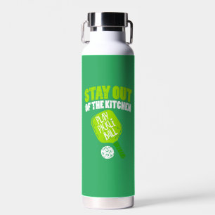 Pickleball - Bleibe aus der Küche Trinkflasche