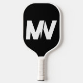 Pickleball Boss Lightning Bolt Custom-Farb-Paddle Schläger (Rückseite)