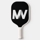 Pickleball Boss Lightning Bolt Custom-Farb-Paddle Schläger (Vorderseite)