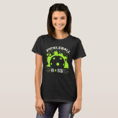 Pickleball Boss  Player Humor T-Shirt (Vorne ganz)