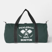 Pickleball Boston 2024 Custom Dark Aquamarin Duffle Bag (Vorderseite)
