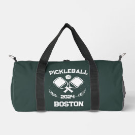Pickleball Boston 2024 Custom Dark Aquamarin Duffle Bag