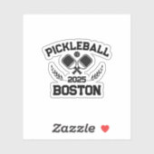 Pickleball Boston 2025 Custom Aufkleber (Blatt)