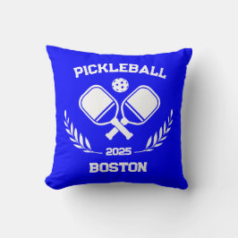 Pickleball Boston 2025 Custom Blue Kissen