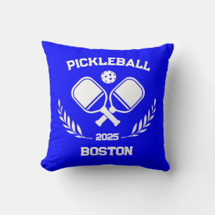 Pickleball Boston 2025 Custom Blue Kissen