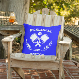 Pickleball Boston 2025 Custom Blue Patio Kissen