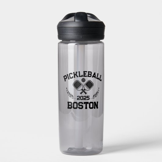 Pickleball Boston 2025 Custom Trinkflasche (Vorderseite)
