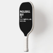 Pickleball Boy Funny Dictionary Definition Schläger (Links)