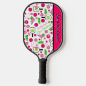 Pickleball-Brautparty-Dinking-Cocktail Pickleball Schläger (Rückseite)